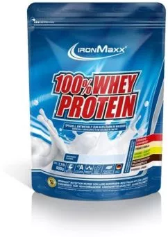 Протеїн IronMaxx 100% Whey Protein 500 г — Лате макіато (4260426832159)