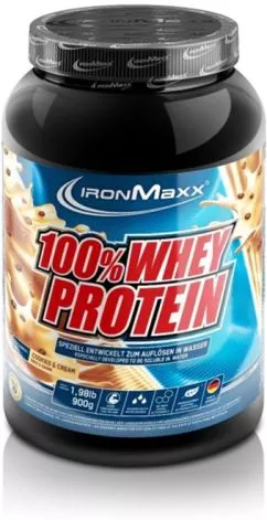 Протеин IronMaxx 100% Whey Protein 900 г — Печенье-крем (4260196292238)