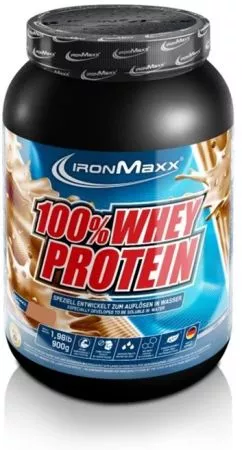Протеин IronMaxx 100% Whey Protein 900 г — Шоколадное печенье (4260426836065)