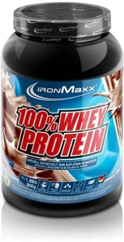 Протеїн IronMaxx 100% Whey Protein 900 г — Молочний шоколад (4260196295123)