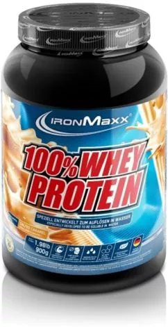 Протеин IronMaxx 100% Whey Protein 900 г — Соленая карамель (4260426836027)