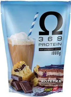 Протеїн Power Pro Protein Omega 3/6/9 1 кг Мигдальний кекс (4820113922374)