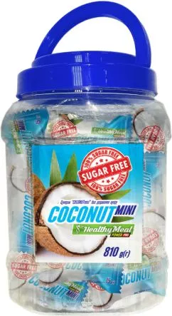 Упаковка батончиків Power Pro Healthy Meal Coconut mini з кокосом глазуровані без додавання цукру 810 г 54 шт. х 15 г (4820231510903)