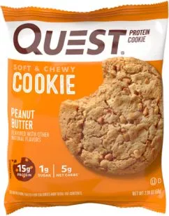 Протеїнове печиво Quest Protein Cookie 58 г 1/12 Peanut butter (888849006038)