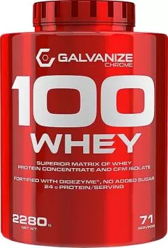 Протеин Galvanize 100 Whey 2280 г Chocolate Coconut (5999105901105)