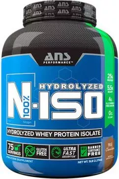 Протеїн ANS Performance N-ISO 100% Hydrolyzed Молочний шоколад 2.27 кг (483287)