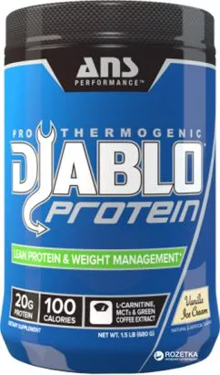 Протеин ANS Performance Diablo Protein Ванильное мороженое 0.68 кг (483280)