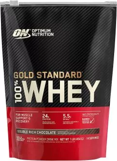 Протеїн Optimum Nutrition 100% Whey Gold Standard 450 г Double Rich Chocolate (748927052251)