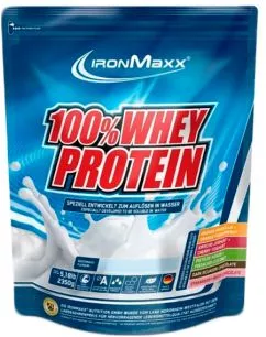 Протеїн IronMaxx 100% Whey 2350 г Ванільна кава (4260426831688)