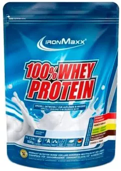 Протеїн IronMaxx 100% Whey 500 г Білий шоколад (4260426832296)