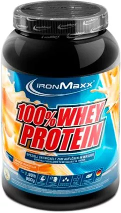 Протеин IronMaxx 100% Whey 900 г Апельсин-маракуя (4260196292221)