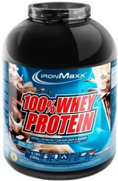 Протеїн IronMaxx 100% Whey 2350 г Молочний шоколад — кокос (4260196299442)