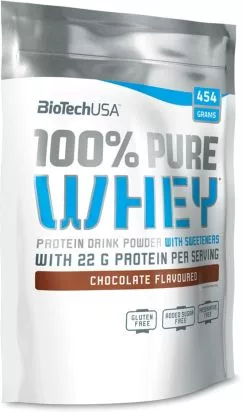 Протеїн Biotech 100% Pure Whey 454 г Печиво з вершками (5999076238392)