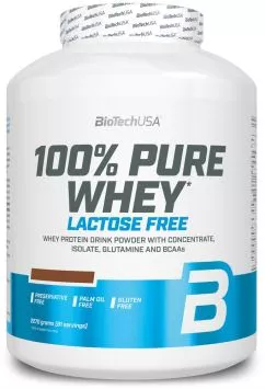 Протеин Biotech 100% Pure Whey Lactose Free 2270 г Шоколад (5999076231775)
