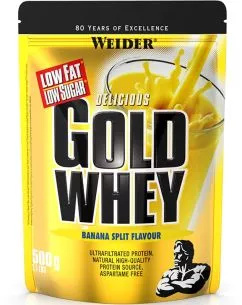 Протеин Weider Gold Whey 500 г Банан (4044782312353)