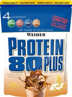 Протеин Weider Protein 80+ 500 г Hazelnut - Nougat (4044782300954)