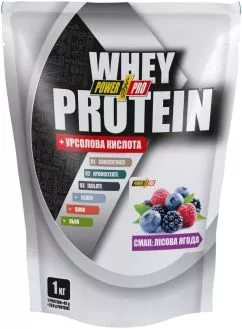 Протеїн PowerPro Whey Protein, 1 кг Лісова ягода (4820214003958)