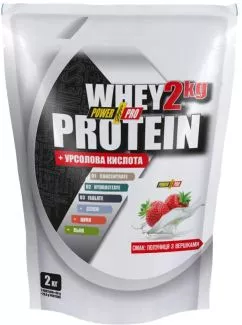 Протеїн PowerPro Whey Protein, 2 кг Полуниця з вершками (4820214004054)