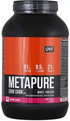 Протеин QNT Metapure ZC Isolate 2 кг Красная конфета (5425002408206)