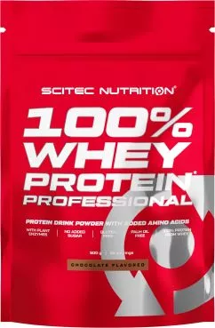 Протеин Scitec Nutrition 100% Whey Protein Prof 500 г Chocolate (5999100021839)