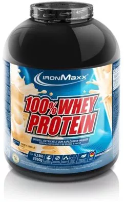 Протеїн IronMaxx 100% Whey Protein 2350 г — Французька ваніль (4260196295093)