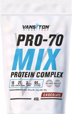 Протеїн Vansiton Pro-70 450 г Chocolate (4820106592300)