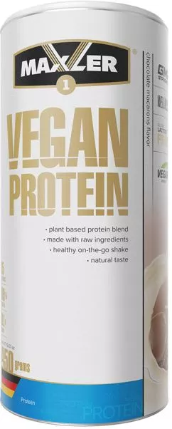Протеїн Maxler Vegan Protein 450 г Chocolate macarons (4260122320608)