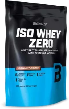 Протеїн Biotech IsoWhey Zero Lactose Free 500 г Чорний бісквіт (5999076238804)