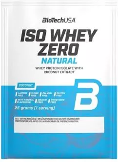 Протеїн Biotech IsoWhey Zero Natural Lactose Free 25 г Кокос (5999076233038)