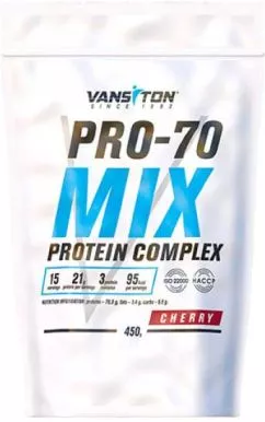 Протеин Vansiton Mega Protein Pro-70 450 г Cherry (4820106591587)