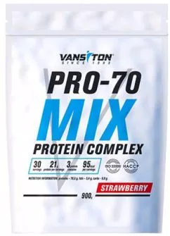 Протеин Vansiton Protein Pro-70 900 г Strawberry (4820106591648)