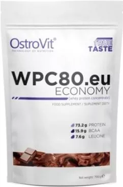 Протеин OstroVit WPC80.eu Economy 700 г Шоколад (5902232611892)