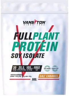 Соєвий ізолят Vansiton Plant Protein 900 г Salt Caramel (4820106592430)