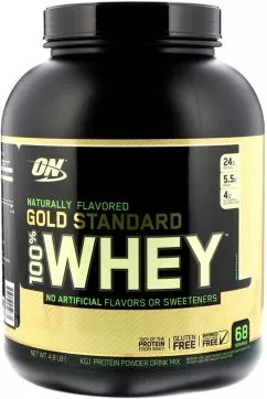 Протеїн Optimum Nutrition Natural 100% Whey Gold Standard 2.27 кг Strawberry (748927053081)