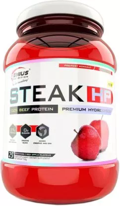 Протеїн Genius Nutrition Steak-HP 750 г Червоне яблуко (7355986424689)