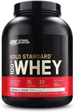 Протеин Optimum Nutrition 100% Whey Gold Standard 2.11 кг Cookies & Сream (748927028683)