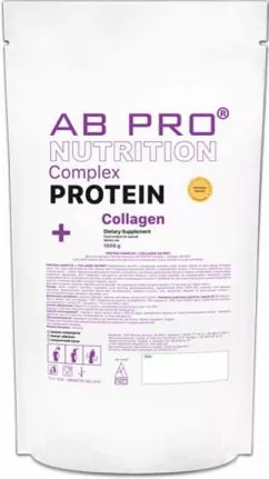 Протеїн комплексний AB PRO PROTEIN COMPLEX + COLLAGEN 1000 г (PCC1000ABBA202)