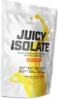 Протеин BiotechUSA Juicy Isolate 500 г Апельсин (5999076244706)