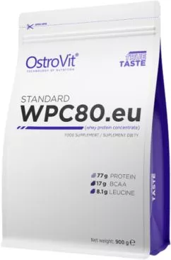 Протеин OstroVit STANDARD WPC80.eu 900 г Жвачка (5902232616101)