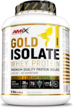 Протеїн Amix Gold Whey Protein Isolate 2280 г Banana (8594060009032)