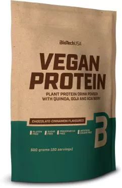 Протеин Biotech Vegan Protein 500 г Ванильный торт (5999076228379)