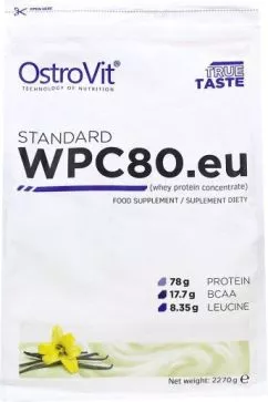 Протеїн OstroVit STANDARD WPC80.eu 2270 г Бісквітні мрії (5902232619553)