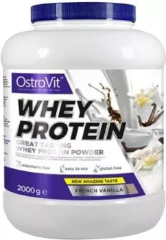 Протеїн OstroVit Whey Protein 2000 г Полуничний крем (5902232613414)