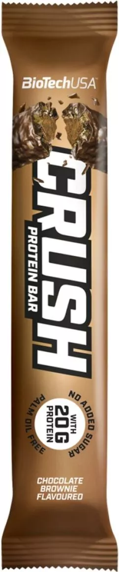 Батончик Biotech Crush Bar 64 г Chocolate-brownie (5999076228799)