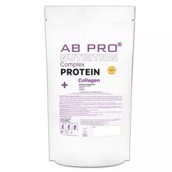 Протеїн AB PRO PROTEIN COMPLEX + COLLAGEN 1000 g /10 servings/ Банан-Абрикос (CN12809-1)