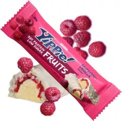 Протеиновый батончик Weider Yippie! Fruits 45 г Raspberry-Vanilla (4044782304075)