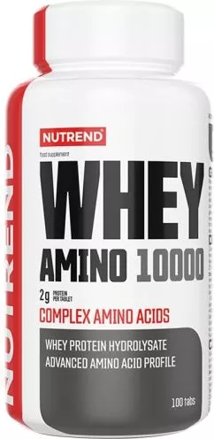 Протеин Nutrend WHEY AMINO 10 000. 100 таблеток (8594073179517)