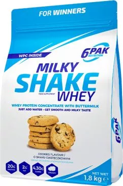 Белковая добавка 6PAK Milky Shake Whey 700 г Печенье (5902811802260)