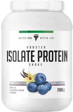 Ізолят протеїну Trec Nutrition Booster Isolate Protein 700 г Ванільно-чорничний крем (5902114017156)