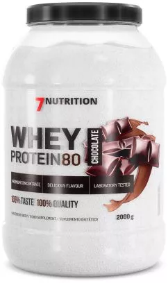Протеин 7Nutrition Whey Protein 80 2000 г Шоколад (5907222544365)